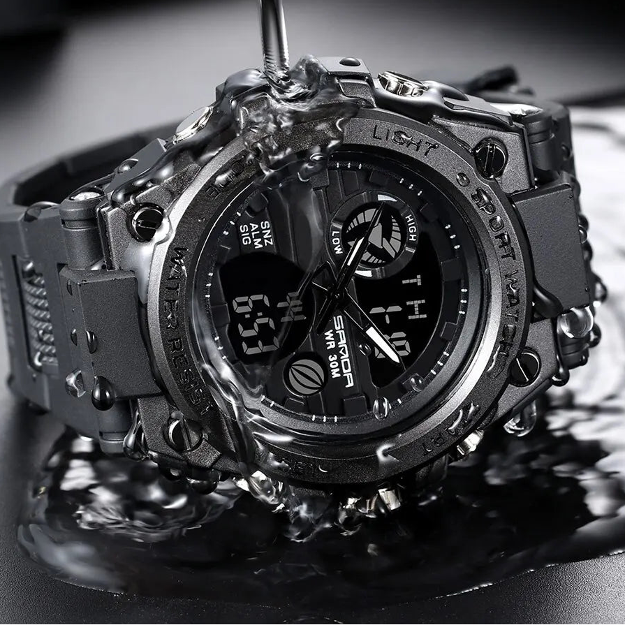 Montre de Randonnée Homme – Dual Display, Étanche 50M & Alarme - vue 3