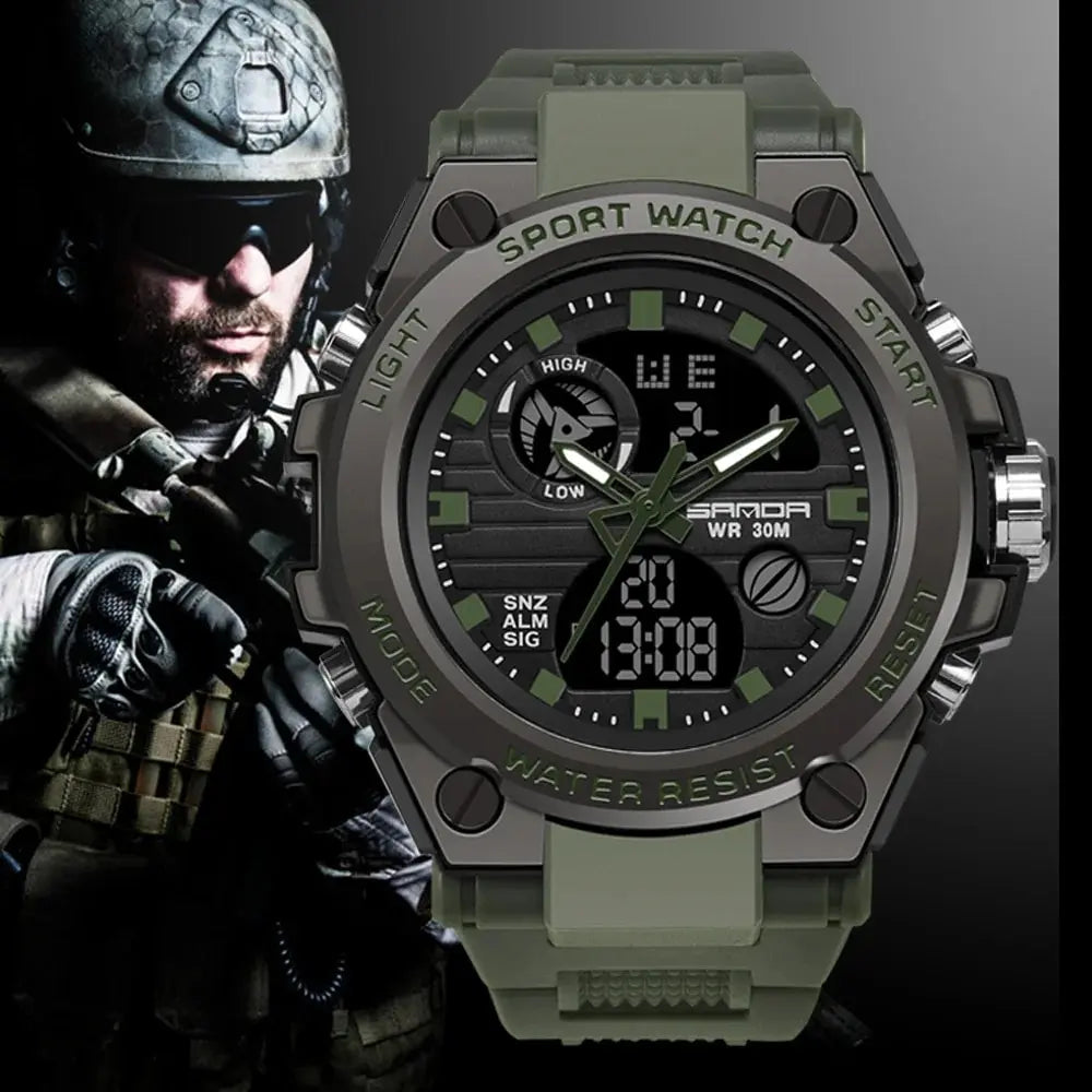 Montre de Randonnée Homme – Dual Display, Étanche 50M & Alarme - vue 9