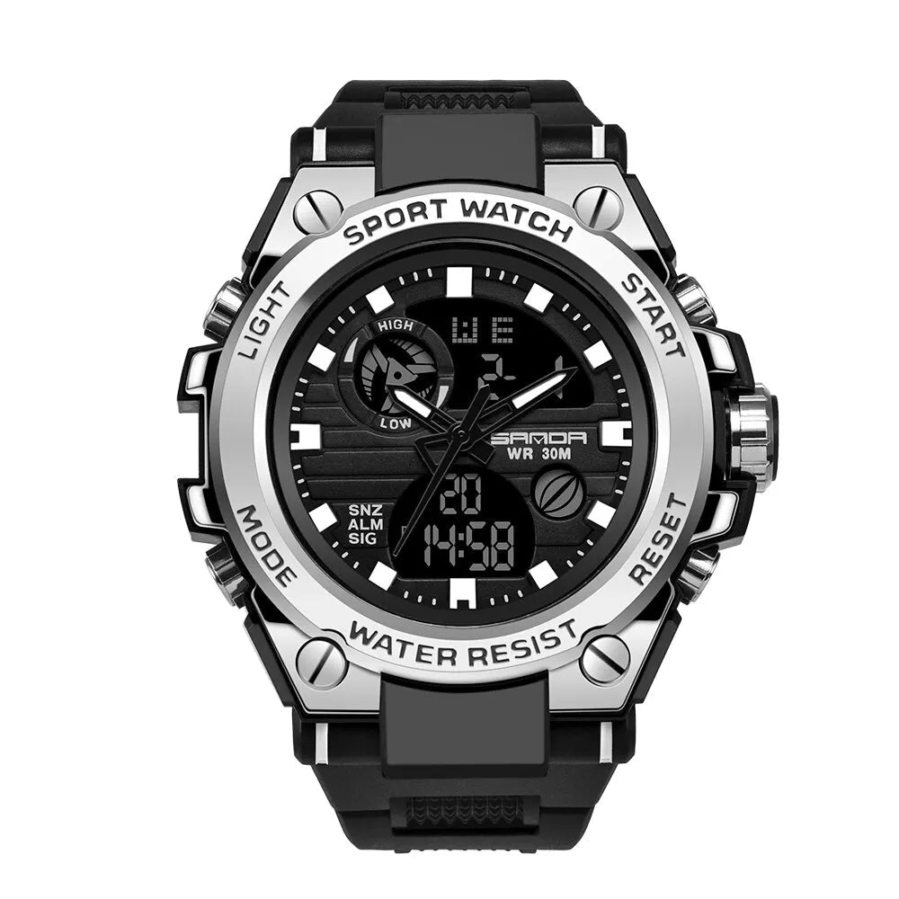 Montre de Randonnée Homme – Dual Display, Étanche 50M & Alarme - vue 10