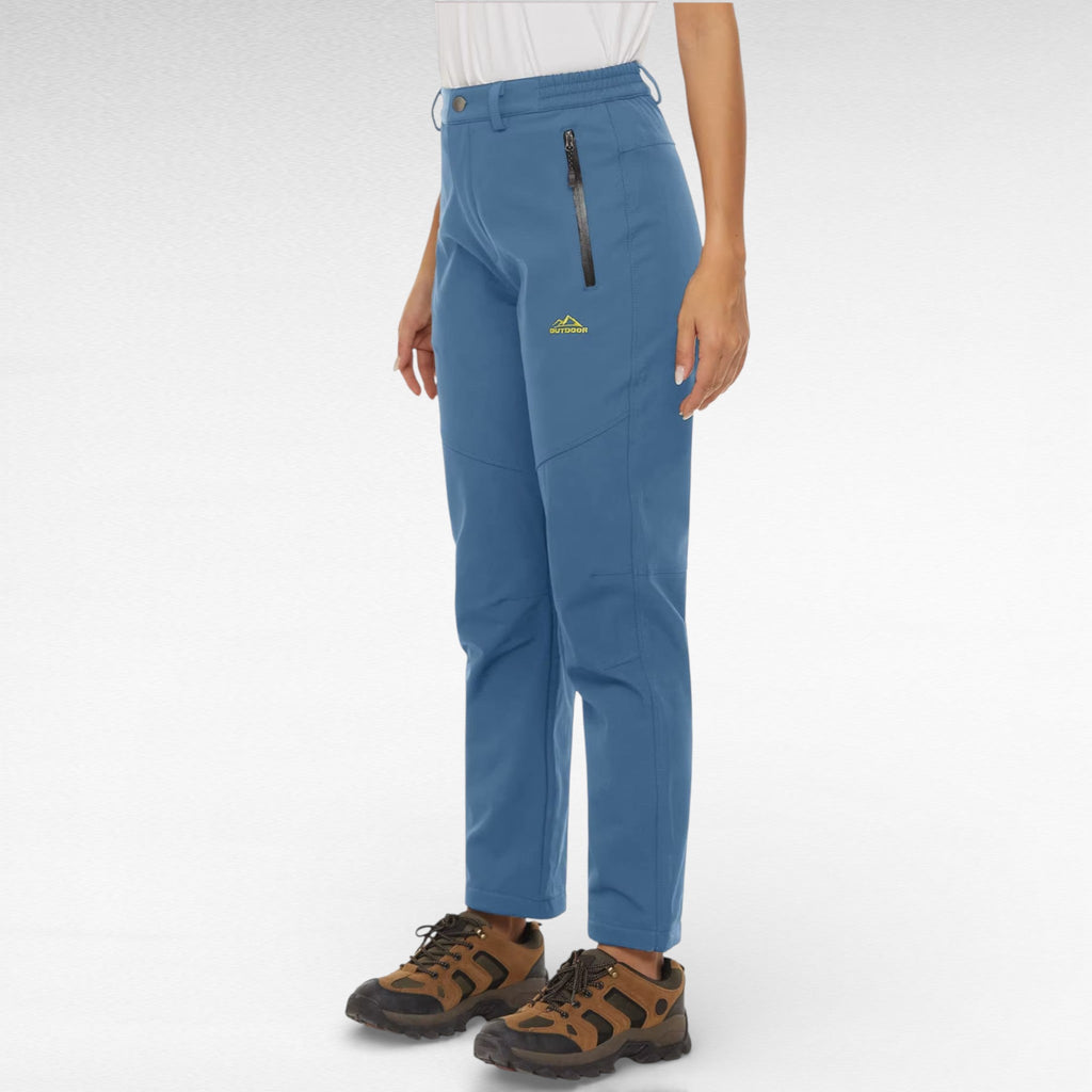 Pantalon Randonnée Femme Hiver – Polaire Chaude & Déperlante - vue 4