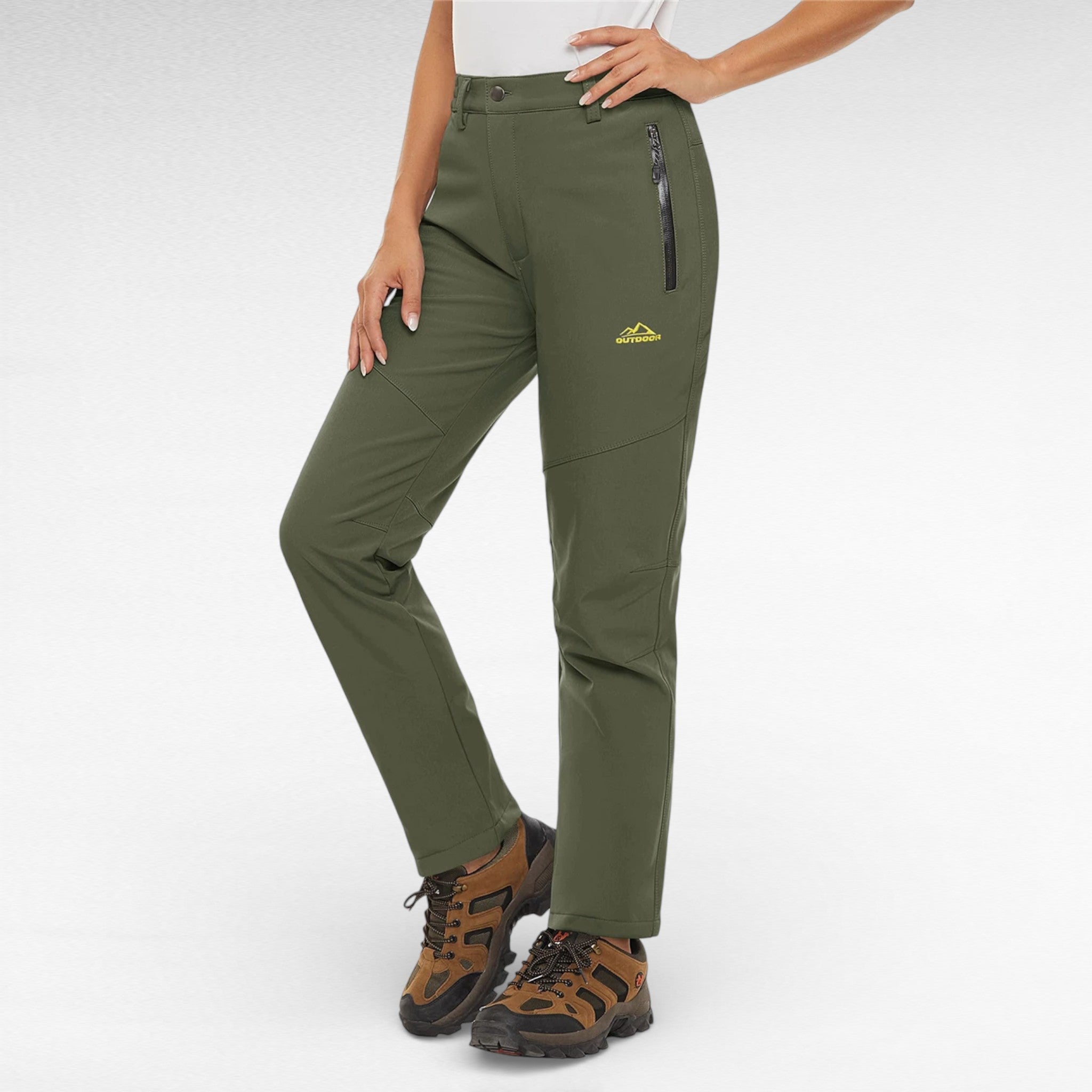 Pantalon Randonnée Femme Hiver – Polaire Chaude & Déperlante - vue 8