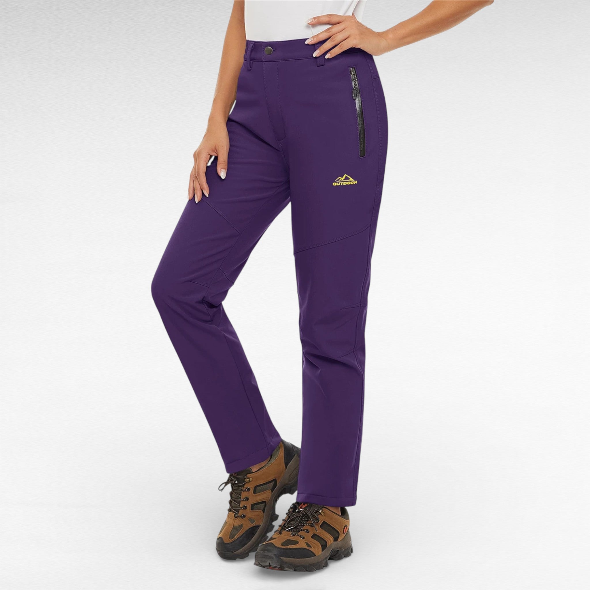 Pantalon Randonnée Femme Hiver – Polaire Chaude & Déperlante - vue 11