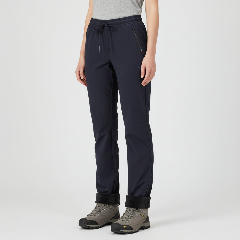 Pantalon Femme Randonnée Thermique – Doublure Polaire Confort - vue 2