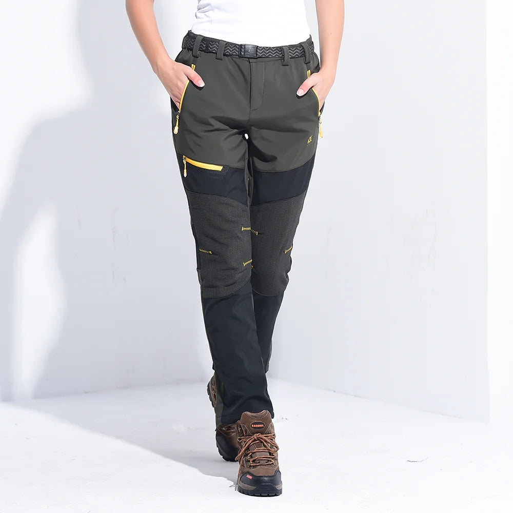 Pantalon de Randonnée Femme Chaud – Polaire & Déperlant - vue 2