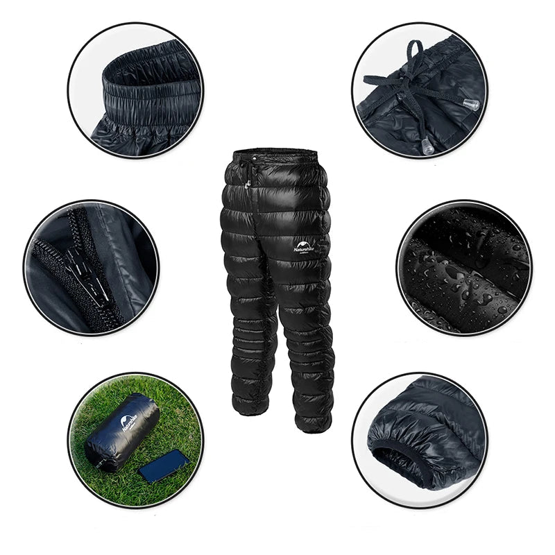 Pantalon Femme Randonnée Grand Froid – Isolation Duvet Montagne - vue 5