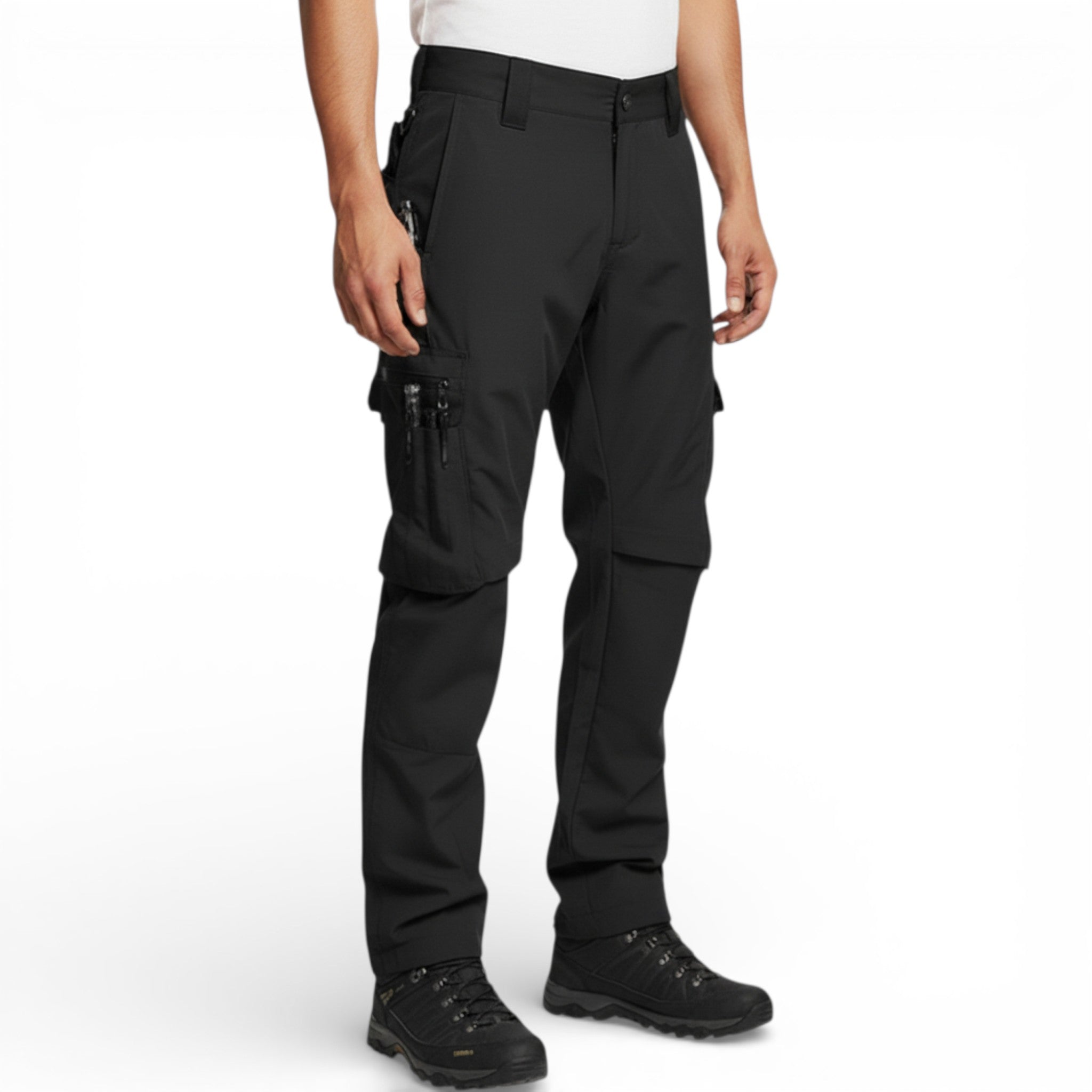 Pantalon Homme Randonnée Tactique – Multi-Poches & Imperméable - vue 9