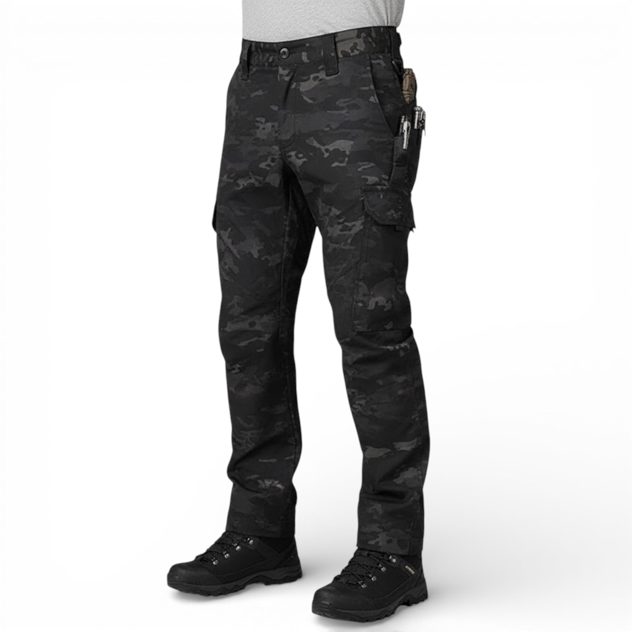 Pantalon Homme Randonnée Tactique – Multi-Poches & Imperméable - vue 14