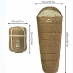 Sac de Couchage Hiver MJ600 -12°C – Sarcophage Chaud & Compact - vue 2