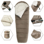 Sac de Couchage Hiver MJ600 -12°C – Sarcophage Chaud & Compact - vue 5