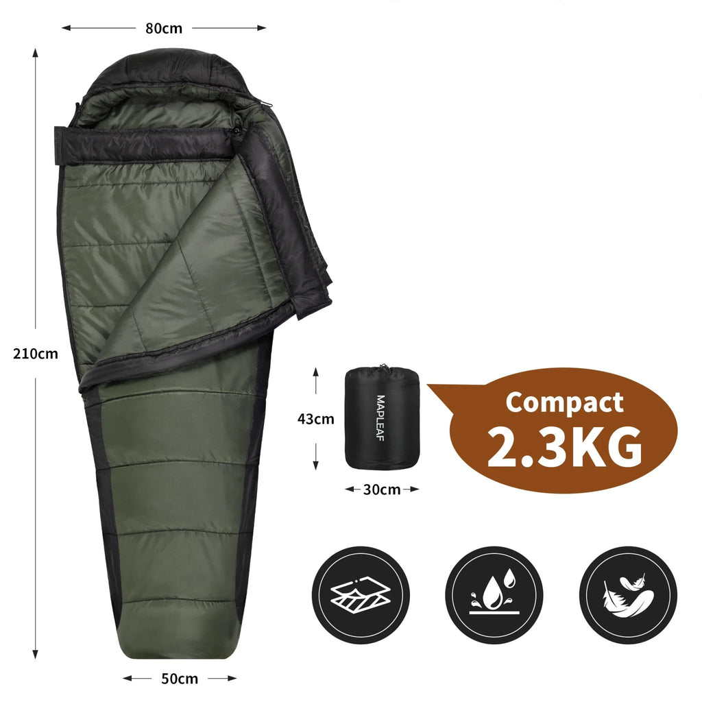 Sac de Couchage 4 Saisons -3°C – Momie Chaude pour Bivouac - vue 2