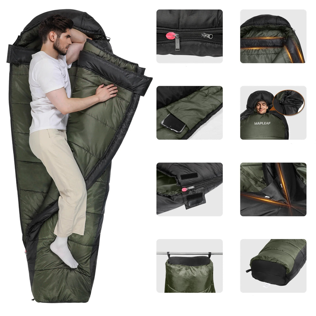 Sac de Couchage 4 Saisons -3°C – Momie Chaude pour Bivouac - vue 3