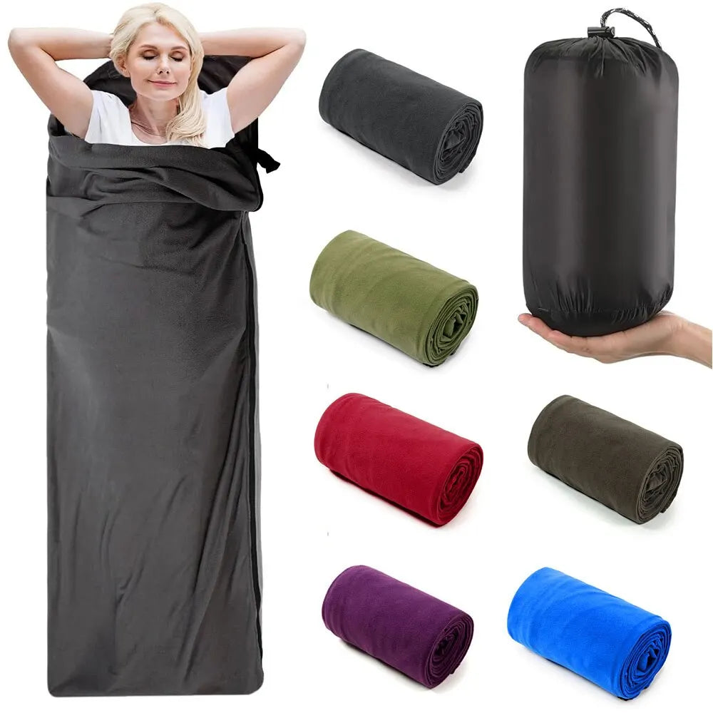 Drap de Sac de Couchage Polaire – Ultraléger, Chaud & Compact - vue 10