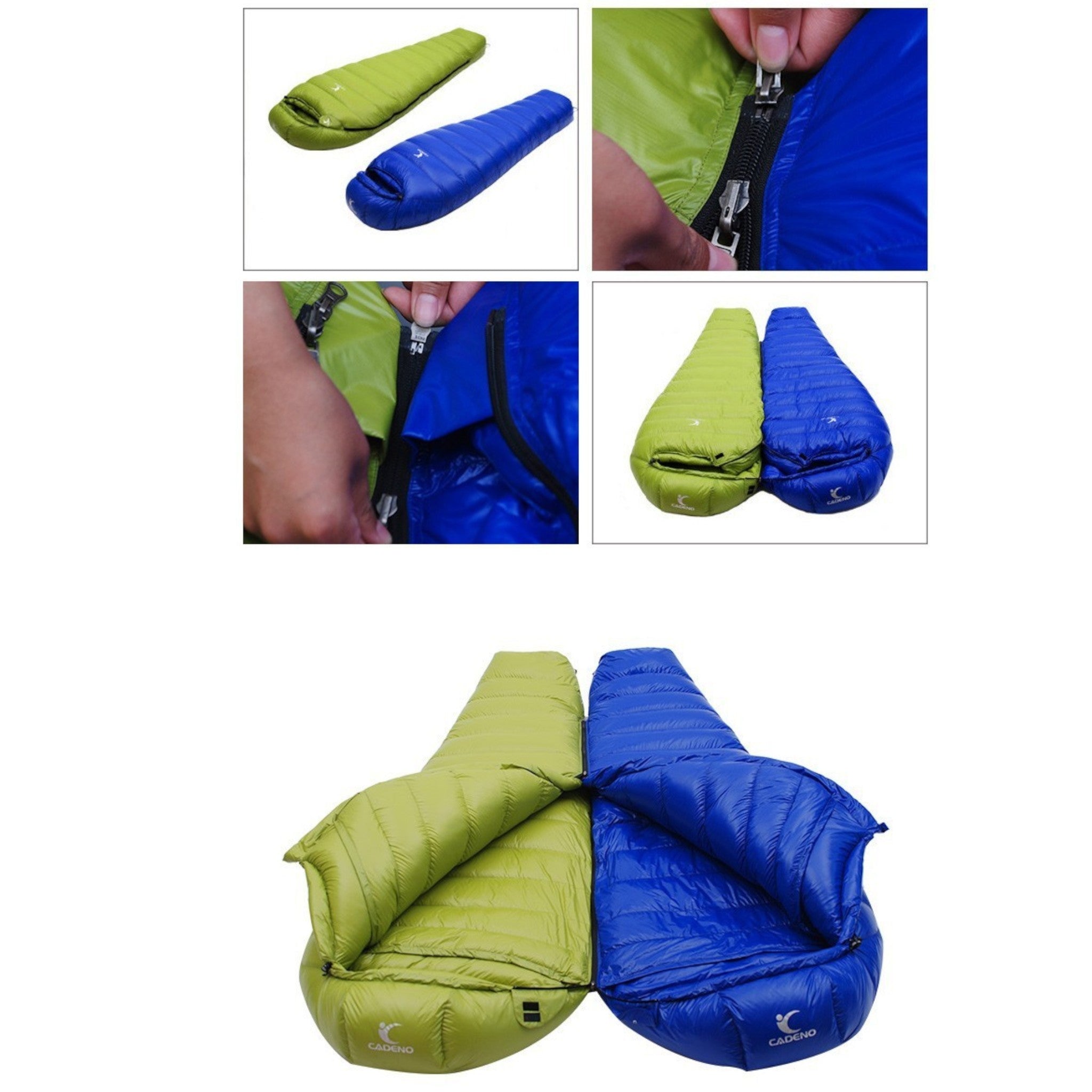 Sac de Couchage en Duvet 1200 g -10°C – Momie Compressible - vue 5