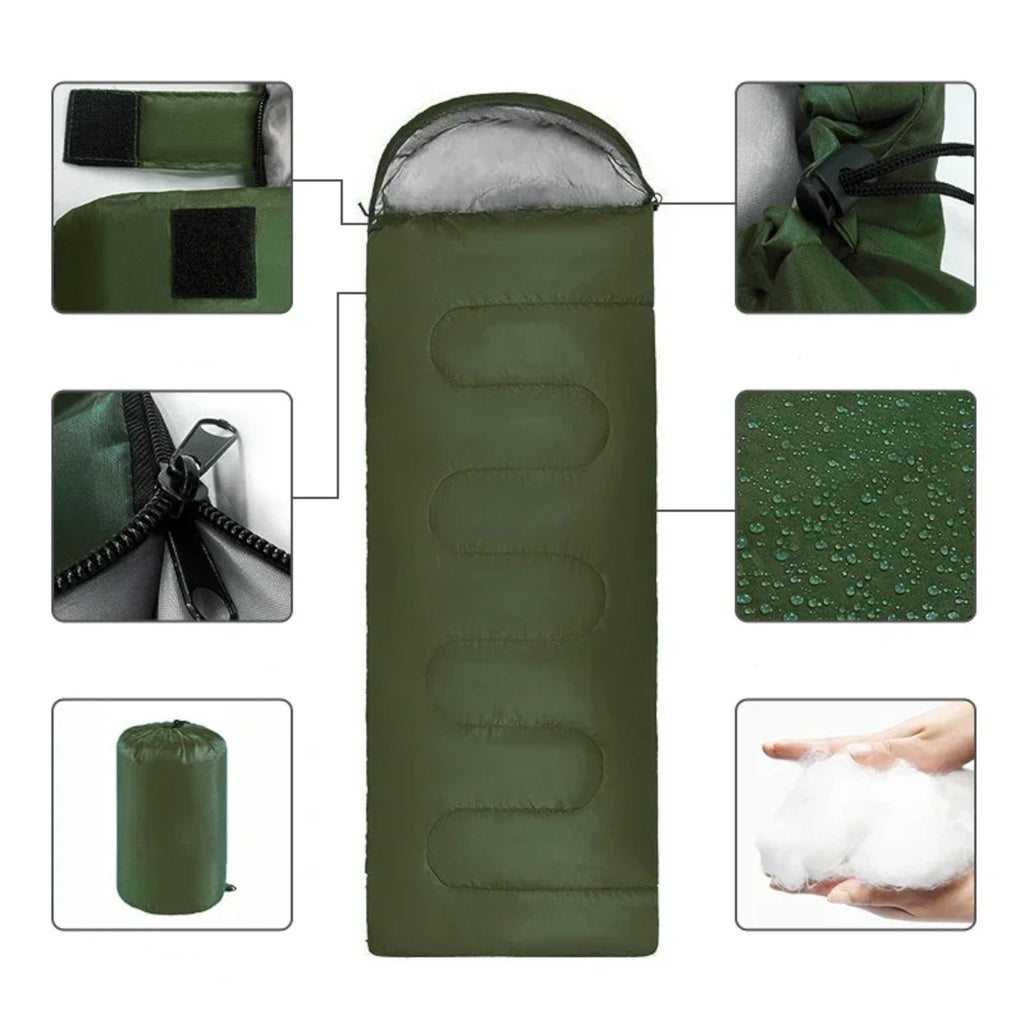Sac de Couchage 3 Saisons Imperméable – Léger & Compact - vue 5
