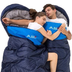 Sac de Couchage Hiver 2,3 kg – Chaud, Extra Large & Imperméable - vue 9