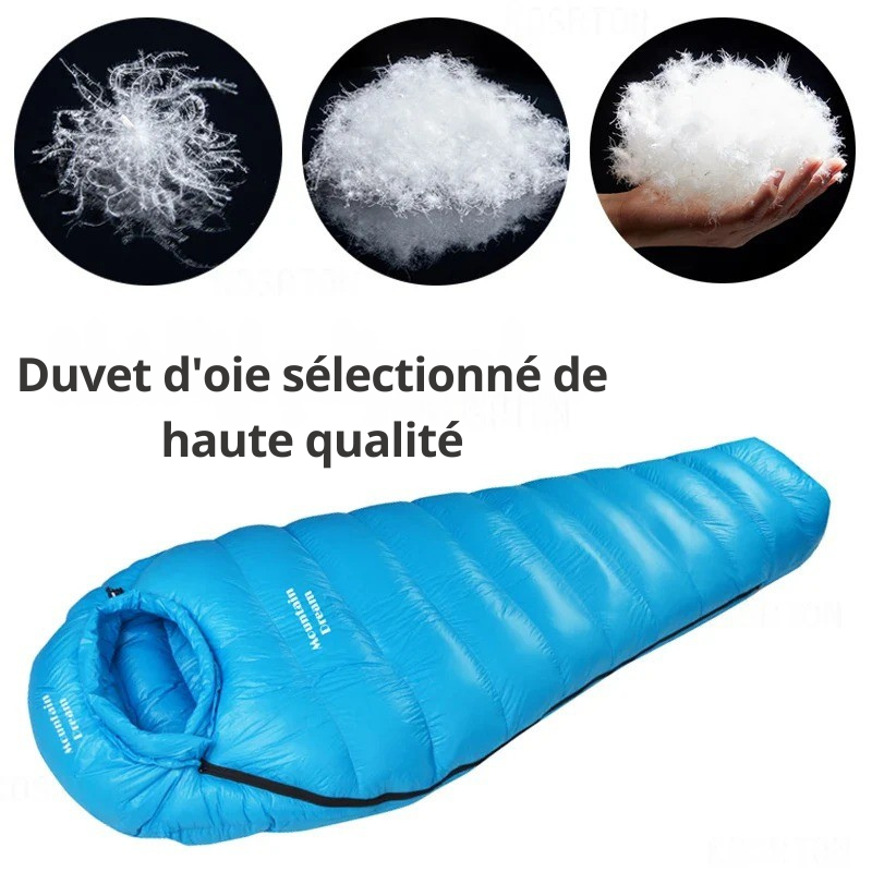 Sac de Couchage -20°C Duvet d’Oie – Forme Momie Hiver - vue 7