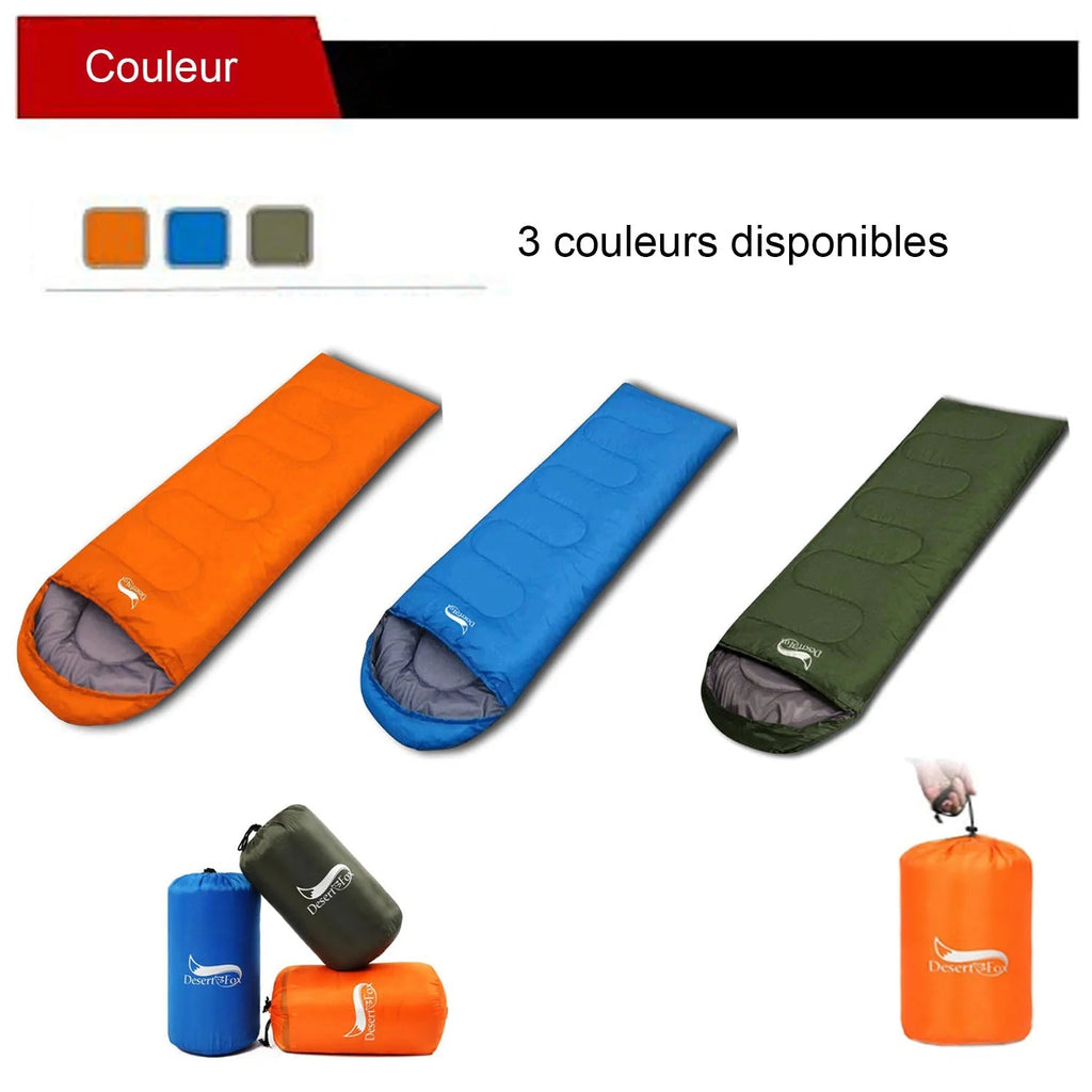 Sac de Couchage Léger 3 Saisons 15–25°C – Compact & Été - vue 4