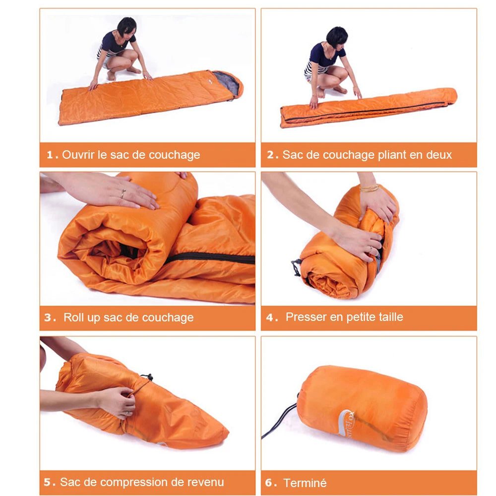 Sac de Couchage Léger 3 Saisons 15–25°C – Compact & Été - vue 7