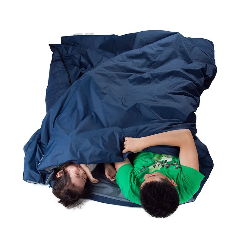 Sac de Couchage 3 Saisons Grande Taille – Coton & Nylon - vue 6