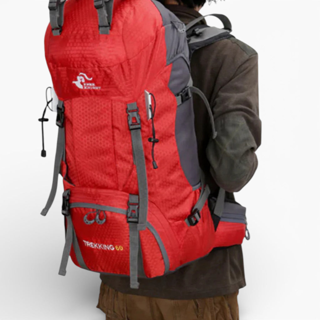 Sac à Dos Randonnée 60L Imperméable – Camping 2 à 5 Jours - vue 9