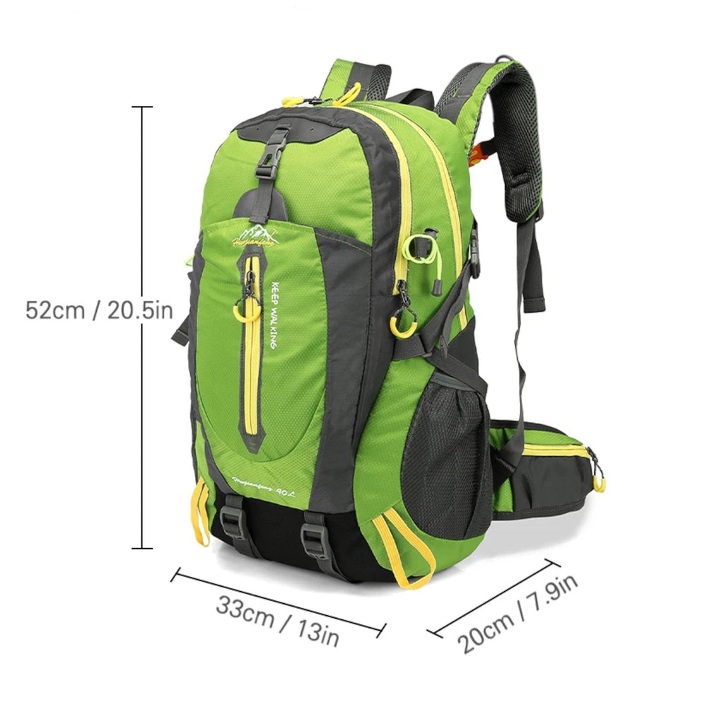 Sac à Dos Randonnée 40L Déperlant – Escalade & Voyage - vue 7