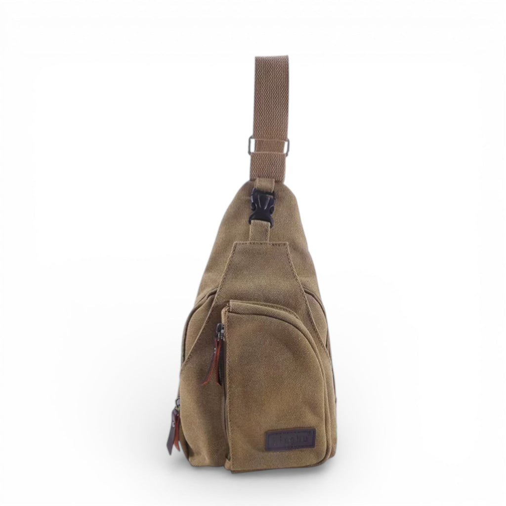 Sac Bandoulière en Toile – Compact, Rétro & Randonnée - vue 1