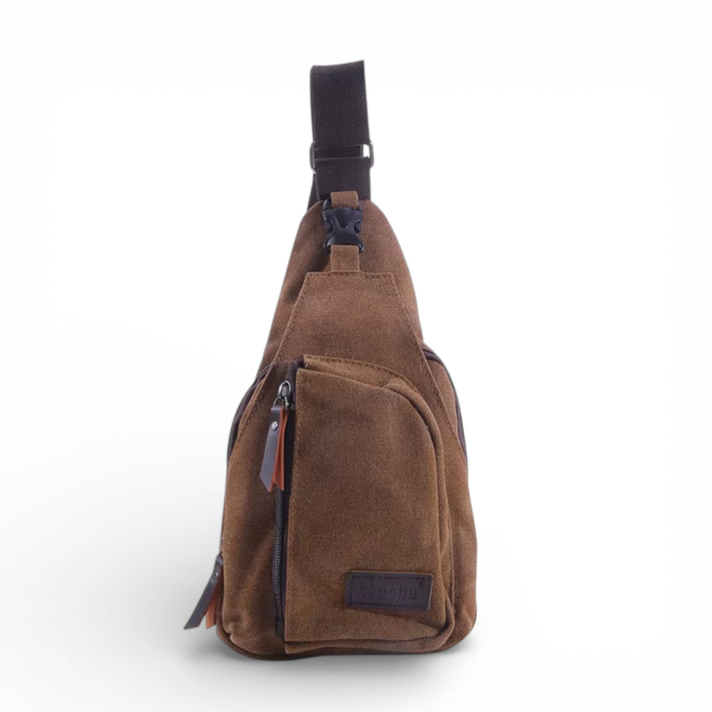 Sac Bandoulière en Toile – Compact, Rétro & Randonnée - vue 13