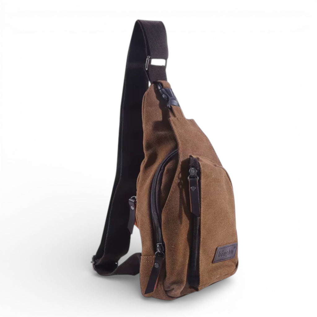 Sac Bandoulière en Toile – Compact, Rétro & Randonnée - vue 15