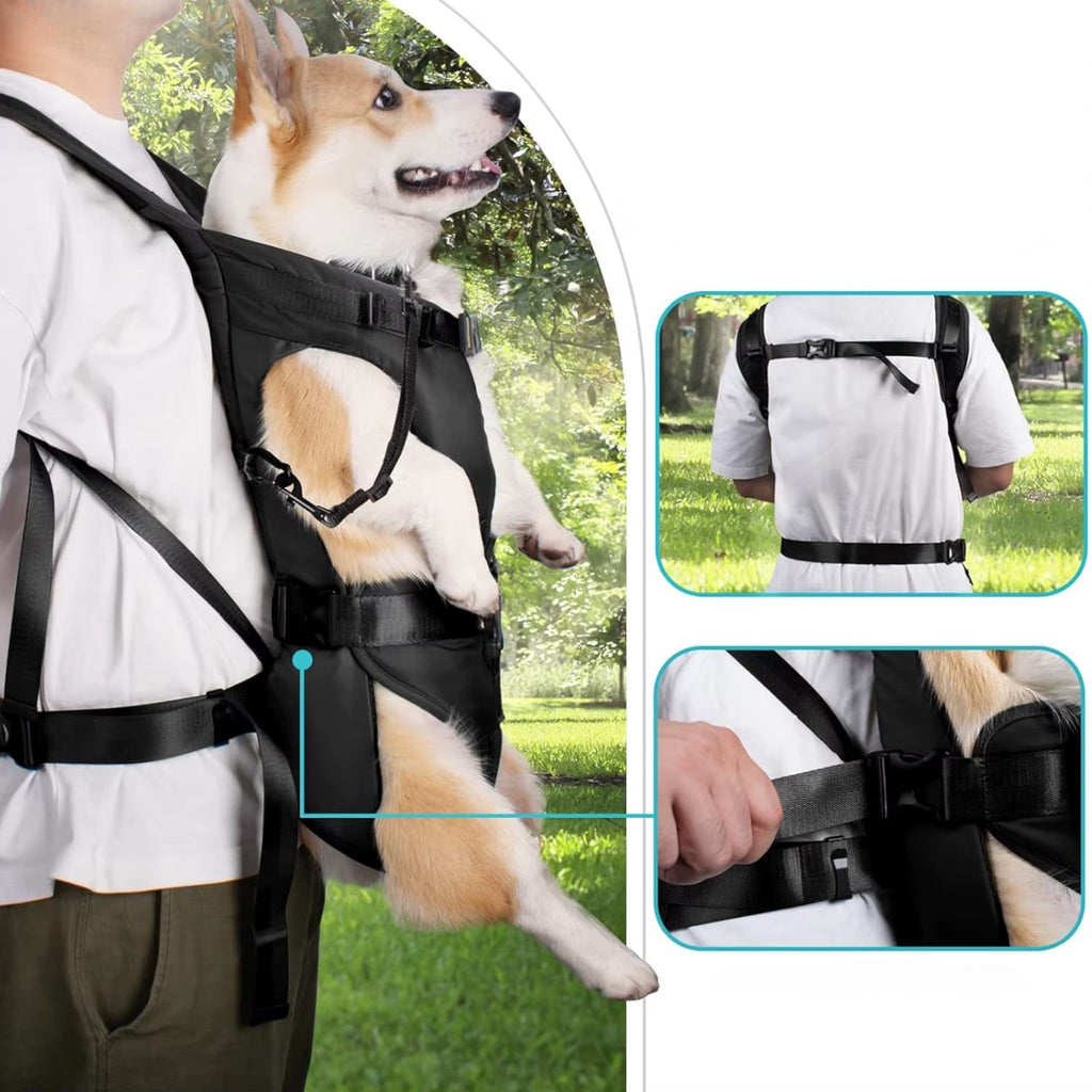 Sac à Dos Transport Chien & Chat – Respirant & Mains Libres - vue 3