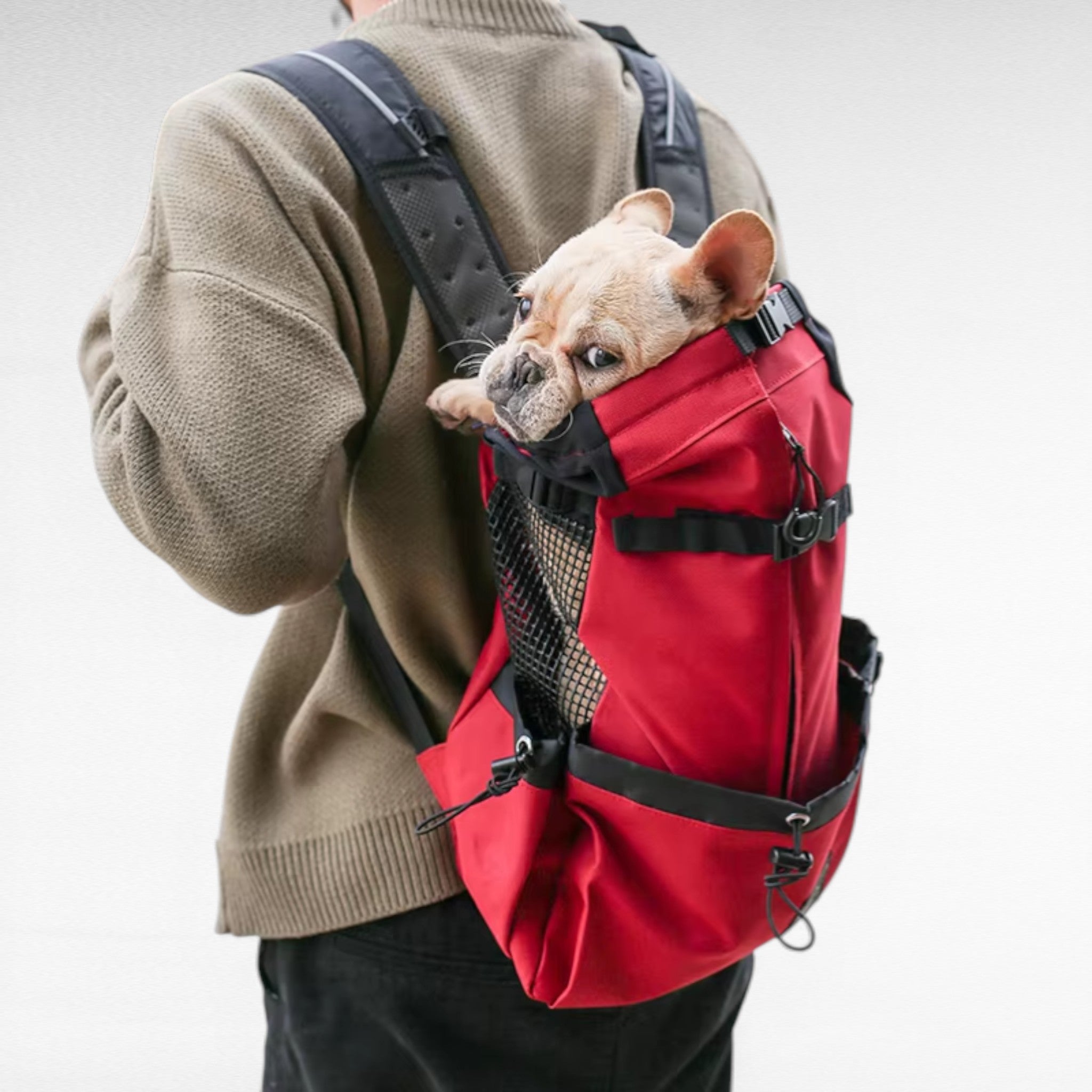 Sac à Dos de Transport Animal – Nylon Respirant & Randonnée - vue 4