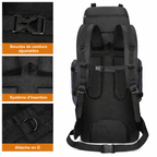 Sac à Dos Tactique 40L Militaire – Nylon Résistant - vue 2