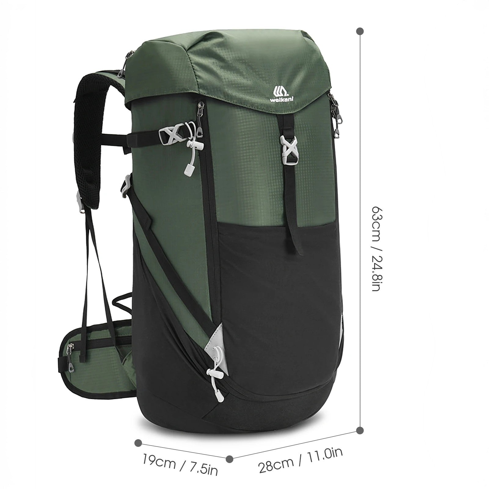 Sac à Dos Randonnée 50L – Autonomie & Poche Ordinateur - vue 7