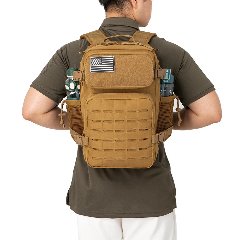 Sac à Dos Tactique 25L Randonnée – Compact & Résistant - vue 4
