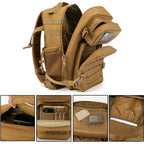 Sac à Dos Tactique 25L Randonnée – Compact & Résistant - vue 5