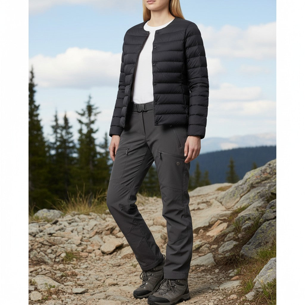 Veste Randonnée Femme Doudoune Matelassée – Légère & Coupe-Vent - vue 2
