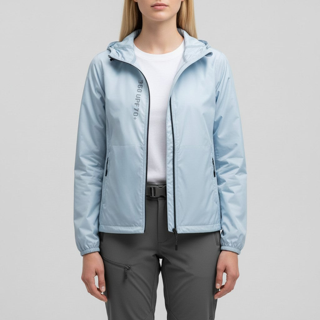 Veste de Randonnée Femme Coupe-Vent – Ultra Légère - vue 1