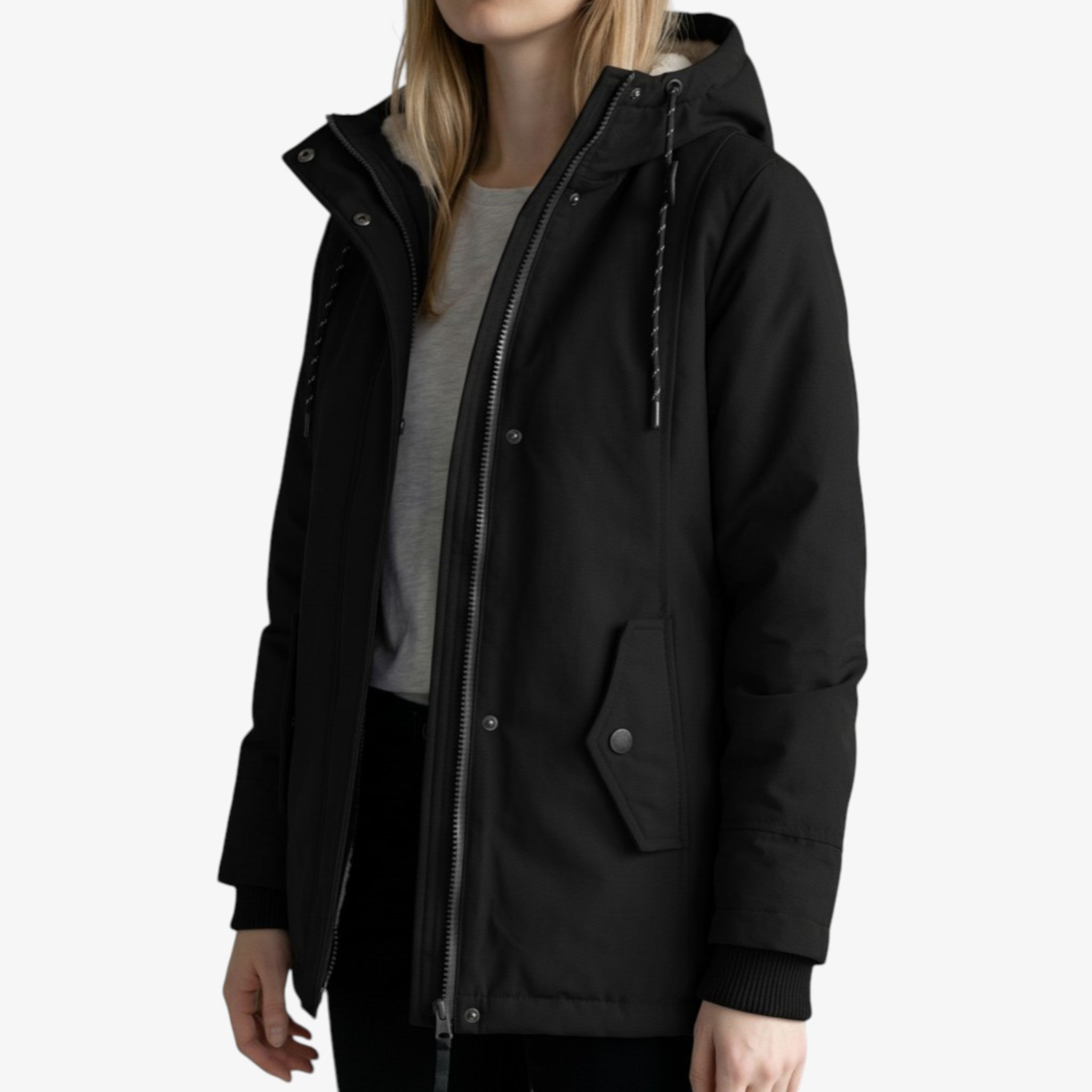 Veste Randonnée Femme Doudoune – Intérieur Laine & Chaude - vue 4