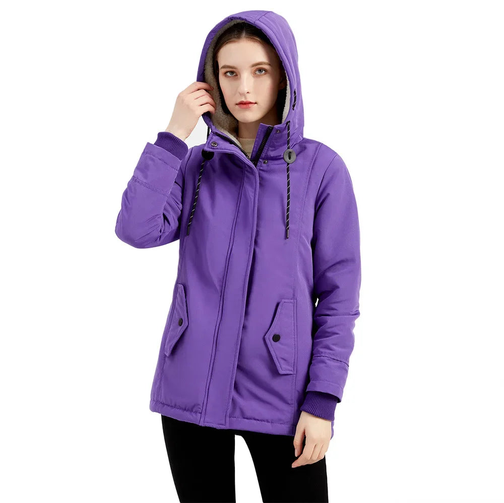 Veste Randonnée Femme Doudoune – Intérieur Laine & Chaude - vue 7