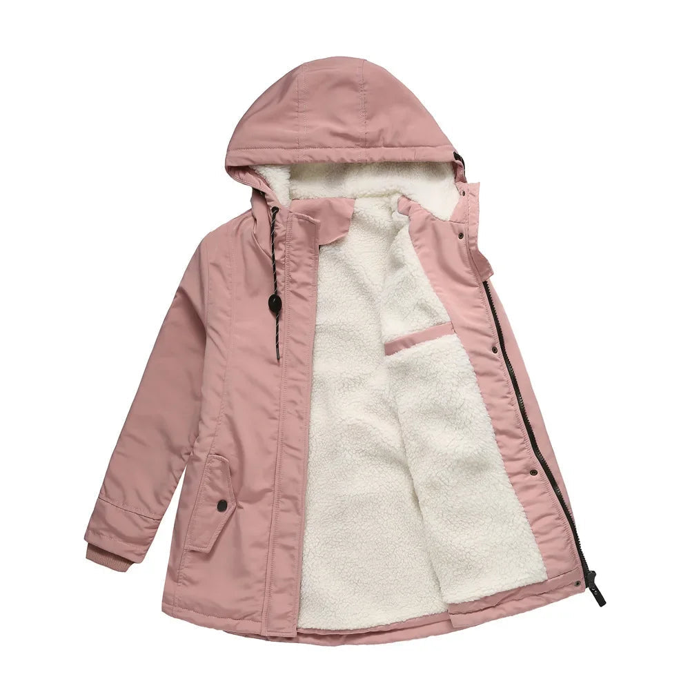 Veste Randonnée Femme Doudoune – Intérieur Laine & Chaude - vue 13