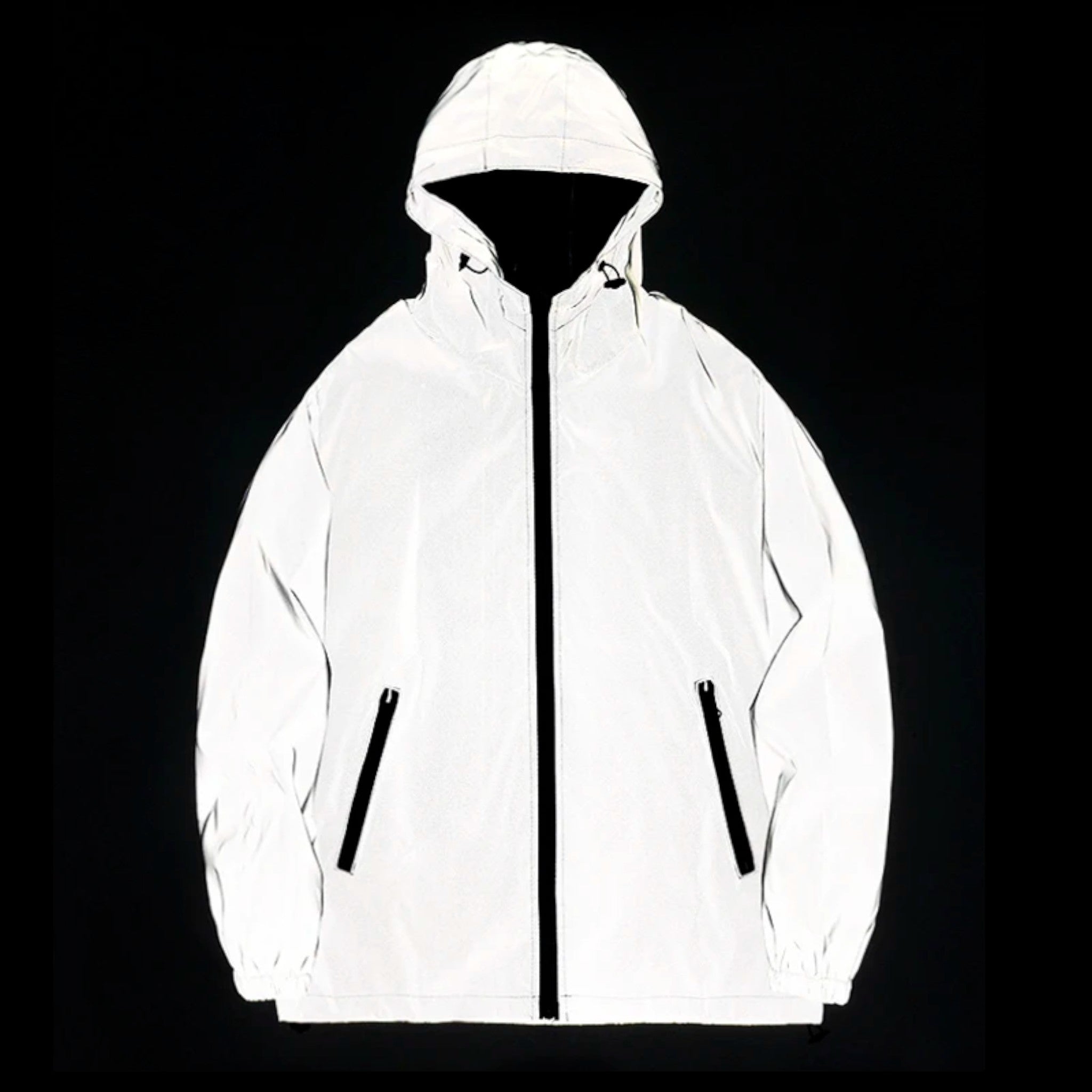 Veste de Randonnée Homme Haute Visibilité – Réfléchissante à Capuche - vue 2