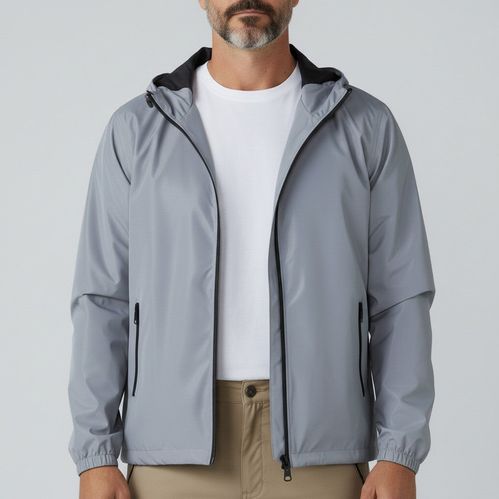 Veste de Randonnée Homme Haute Visibilité – Réfléchissante à Capuche - vue 4
