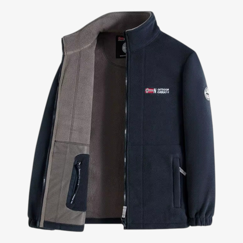 Veste Randonnée Homme Hiver – Polaire Double Face Très Chaude - vue 1