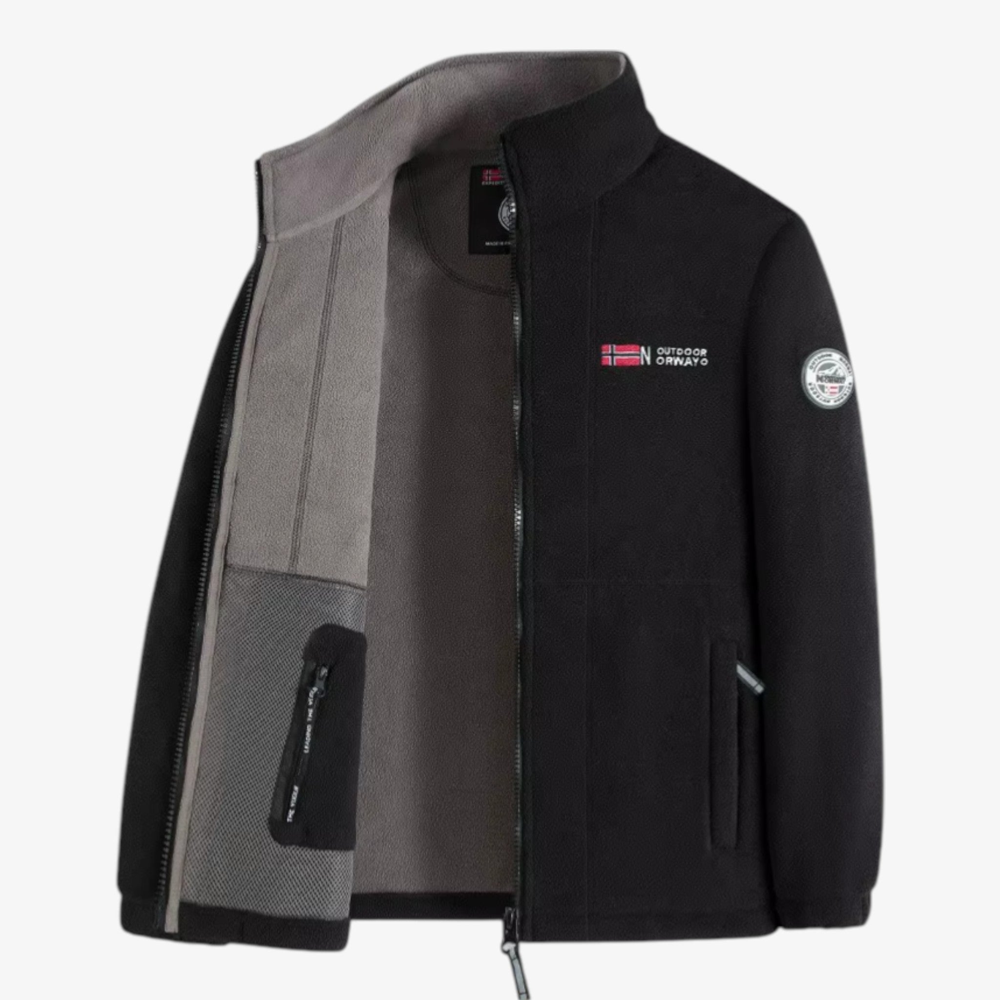 Veste Randonnée Homme Hiver – Polaire Double Face Très Chaude - vue 7