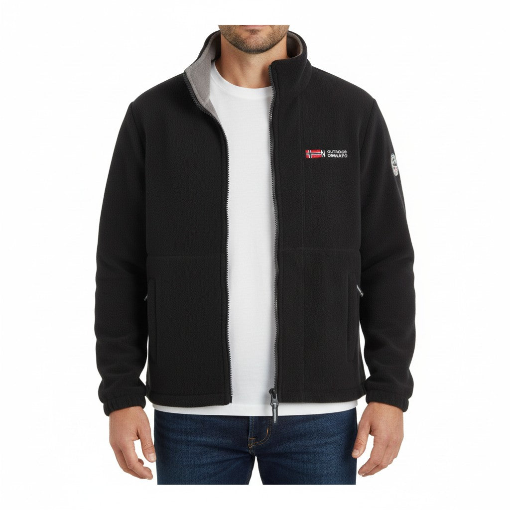 Veste Randonnée Homme Hiver – Polaire Double Face Très Chaude - vue 8