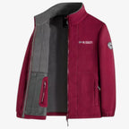 Veste Randonnée Homme Hiver – Polaire Double Face Très Chaude - vue 11
