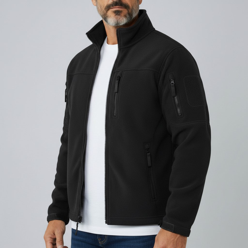 Veste de Randonnée Homme Thermique – Polaire & Protection Vent - vue 3
