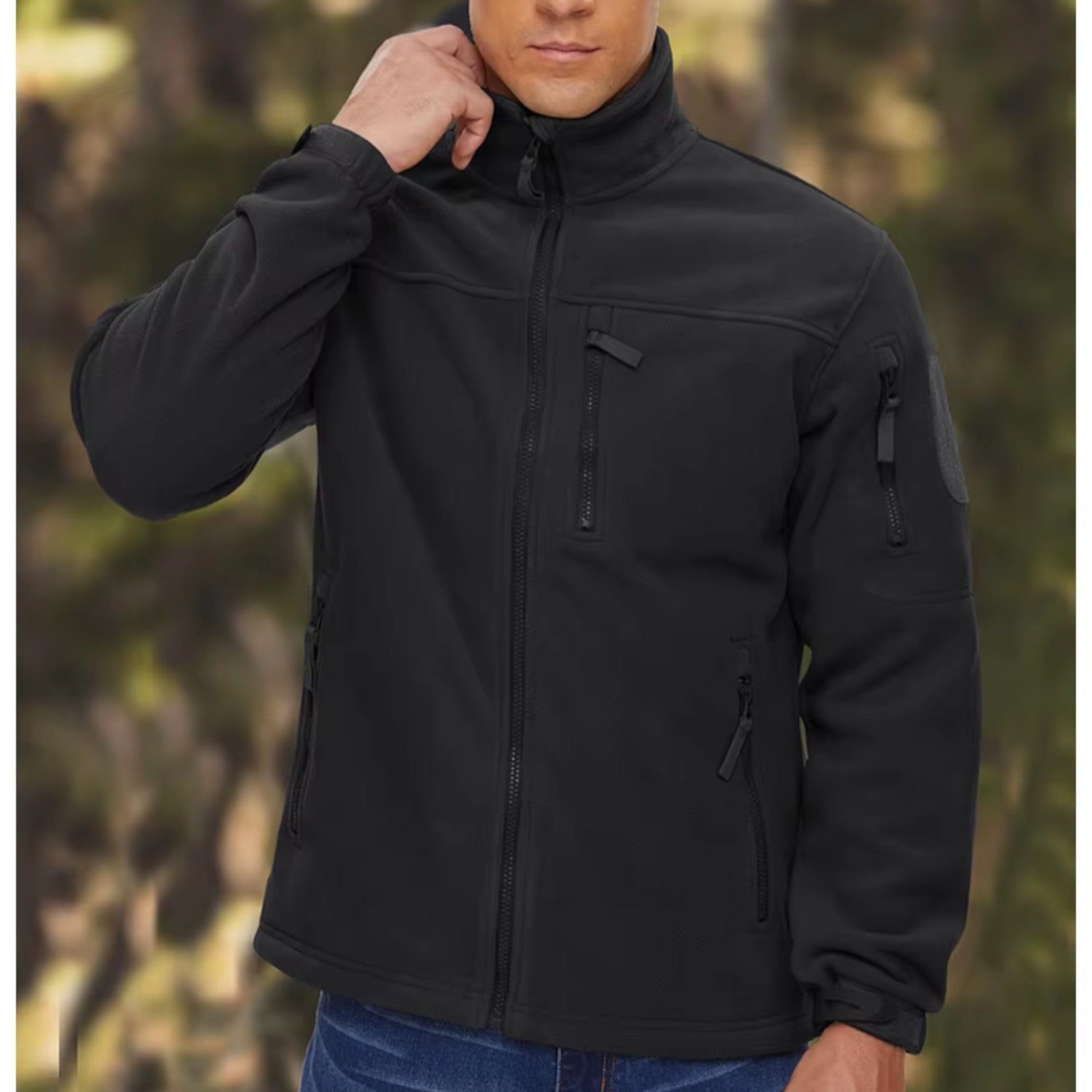 Veste de Randonnée Homme Thermique – Polaire & Protection Vent - vue 5