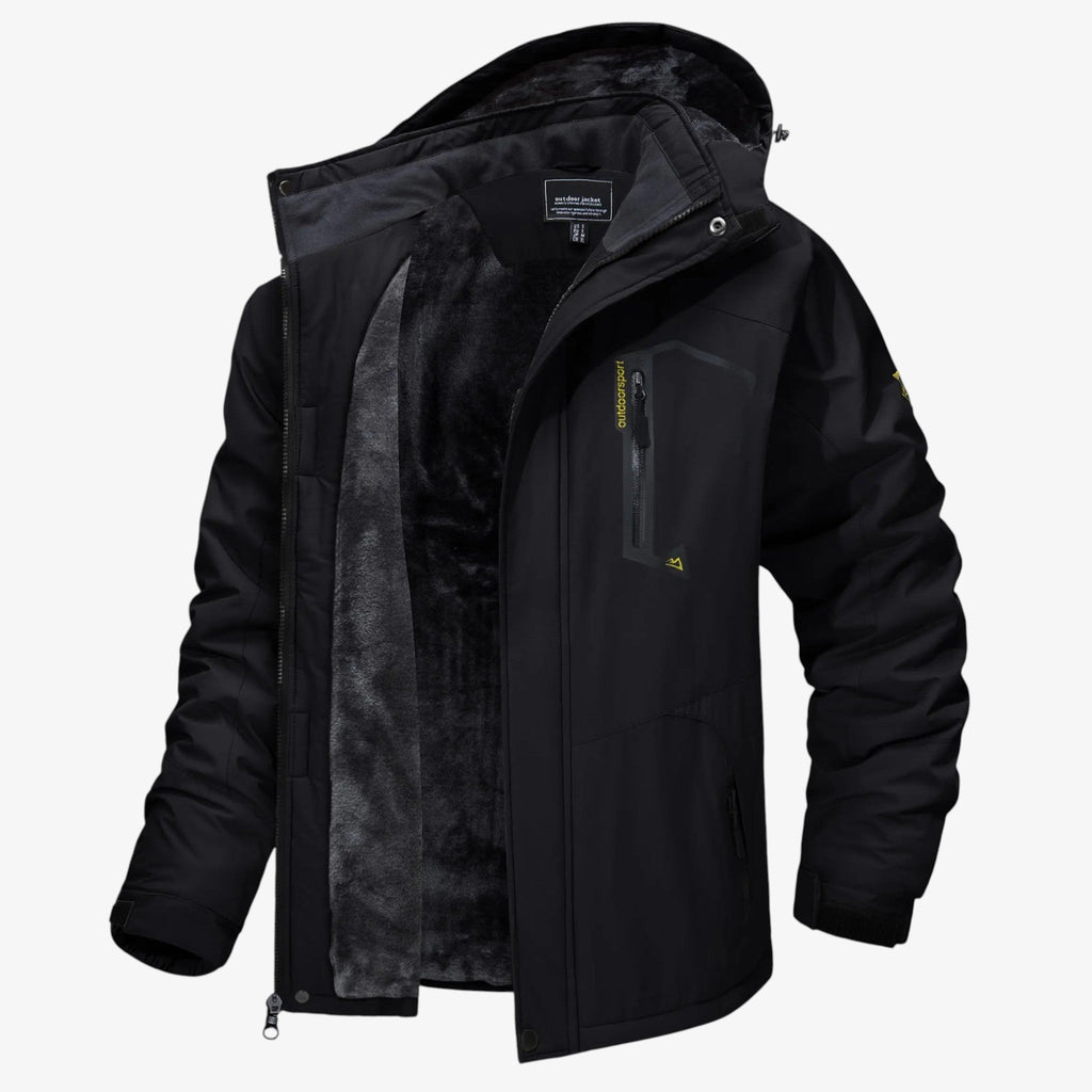 Veste Randonnée Homme Grand Froid – Doublure Polaire Confort - vue 1