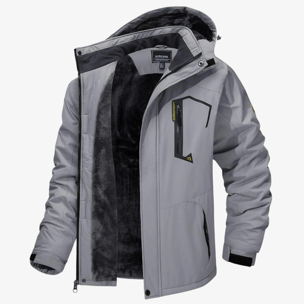 Veste Randonnée Homme Grand Froid – Doublure Polaire Confort - vue 5