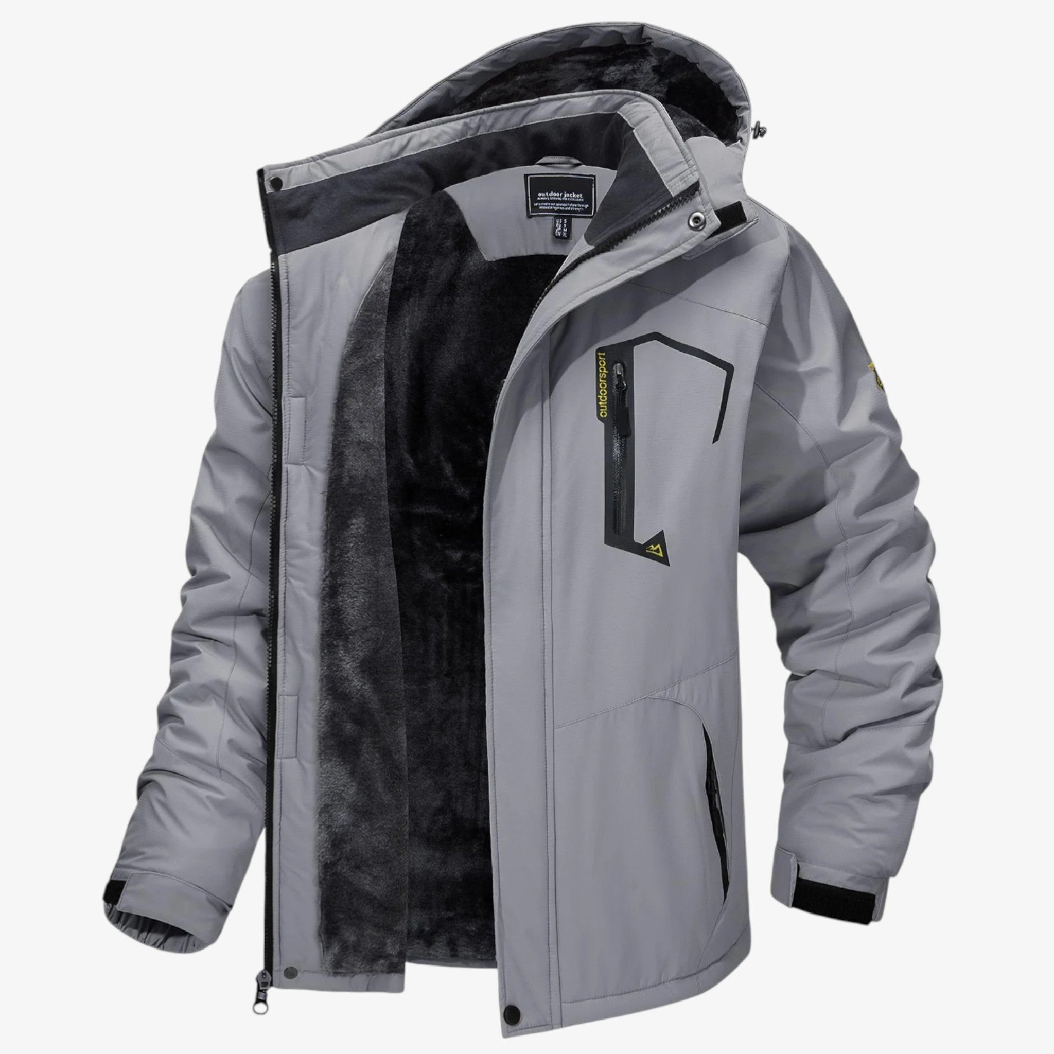 Veste Randonnée Homme Grand Froid – Doublure Polaire Confort - vue 5